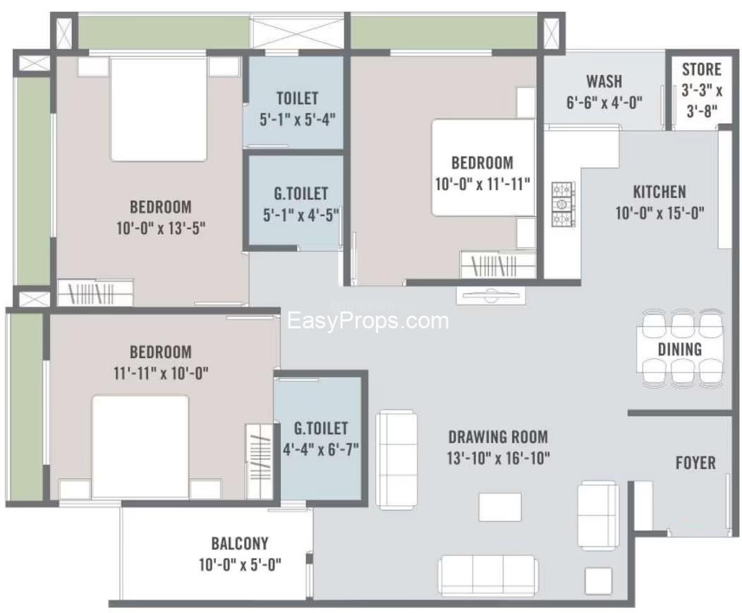 Rushant Shreeram Apartment