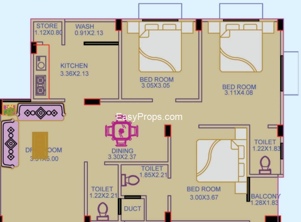 Janki Satyam Apartment