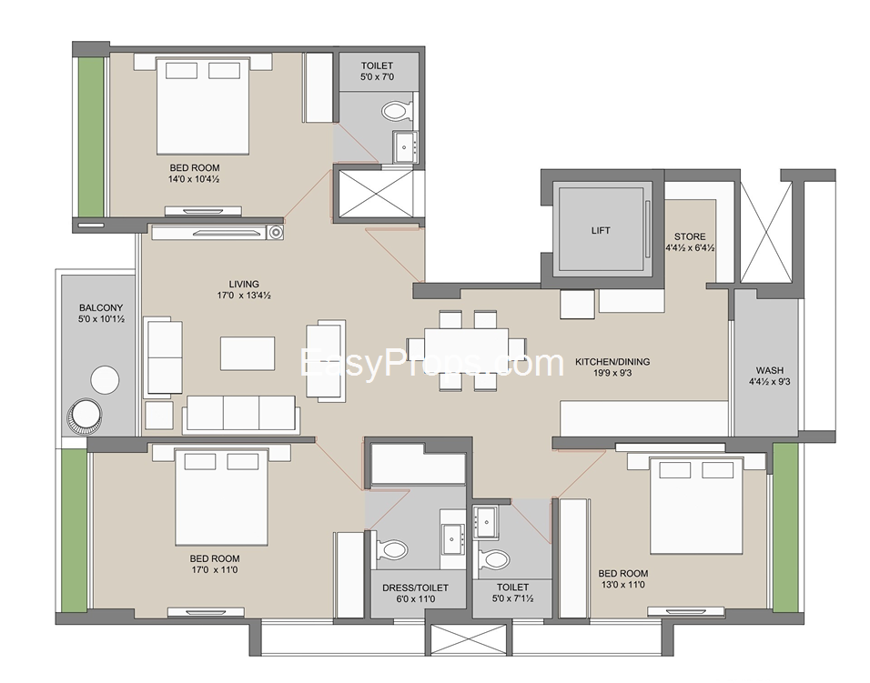 SB Karnavati Riverside Block D