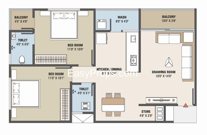 Rudra Copper Stone Sky