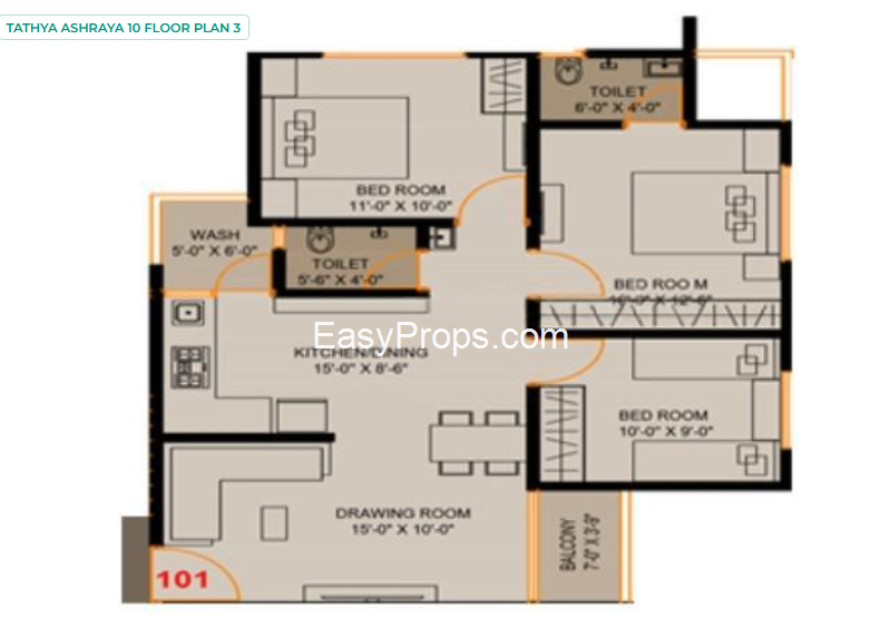 Ashraya 10 (phase - 3)