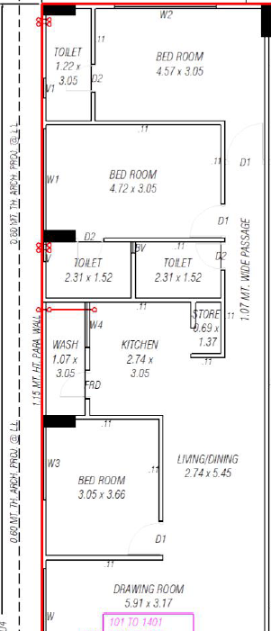 24 Carat Gold Coin Apartment