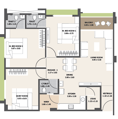 Aarinston Satyam Apartment