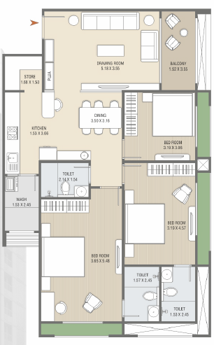 Maruti Saketham Lakeview