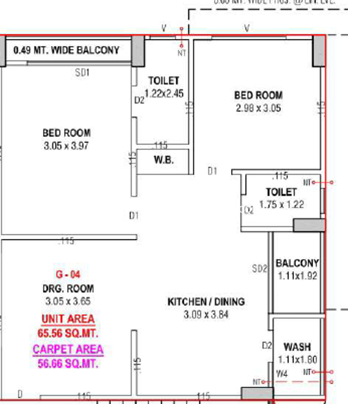 Infinity Sahara Apartment