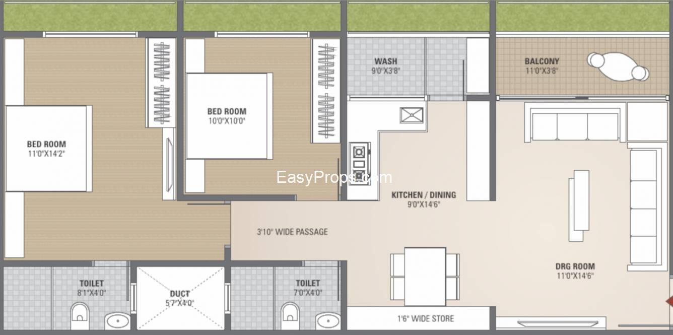 Vasudev Pushti Skyline