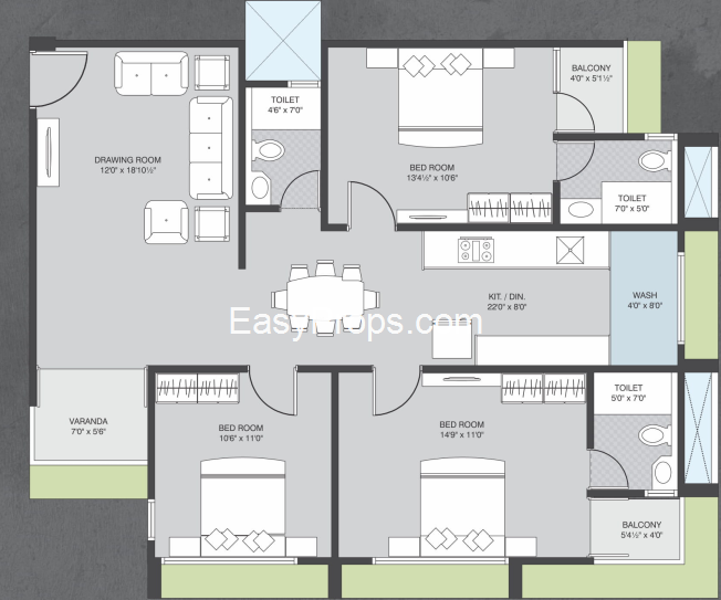 Aarcon Kashana Flats