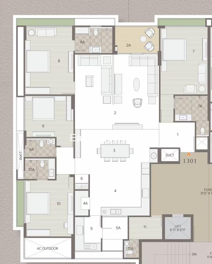 Samor The Gold SkyVilla