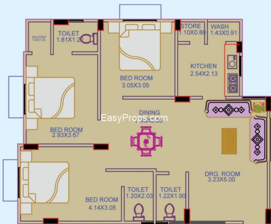Janki Satyam Apartment