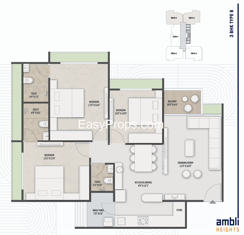 Samsarjan Ambli Heights