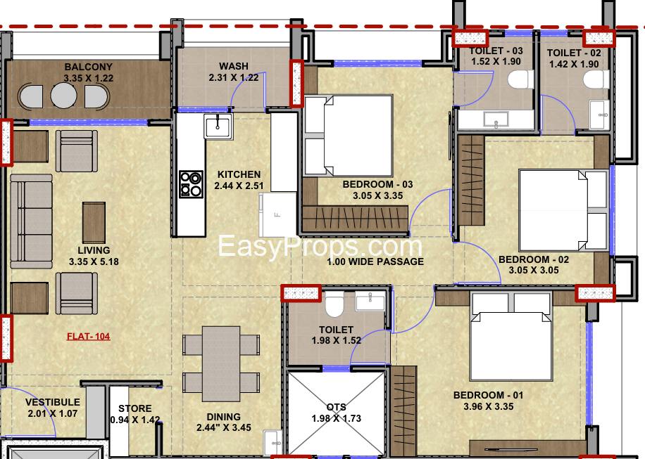 Shri Parshva Uday Flat