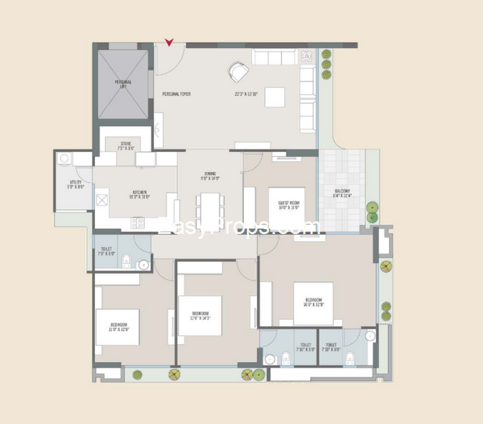 Aaryan Solaris Residency