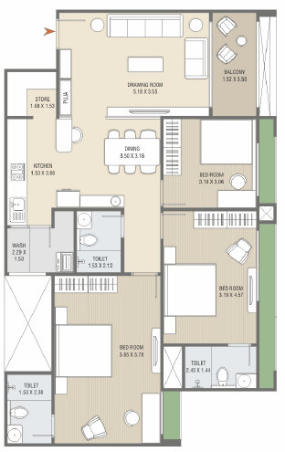 Maruti Saketham Lakeview