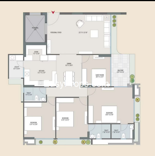 Aaryan Solaris Residency