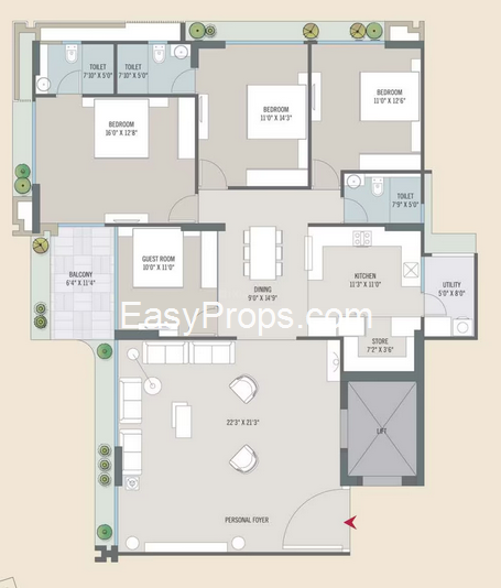 Aaryan Solaris Residency