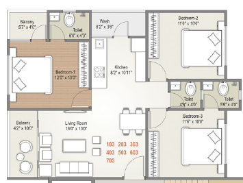 Trilokesh Gulmohar Nirvana