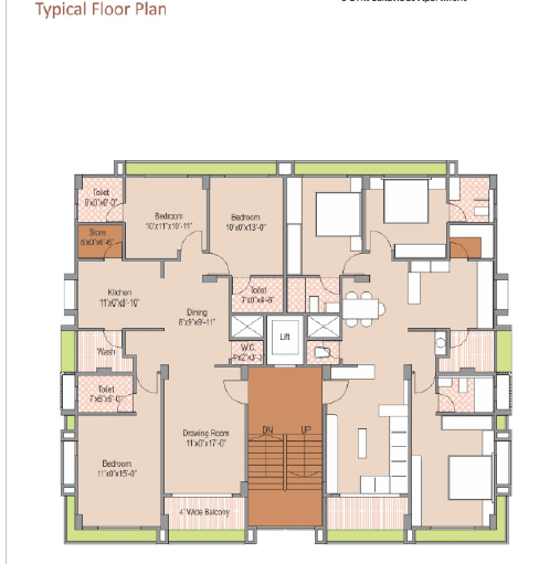 Ghoghari Alif-1 Apartment
