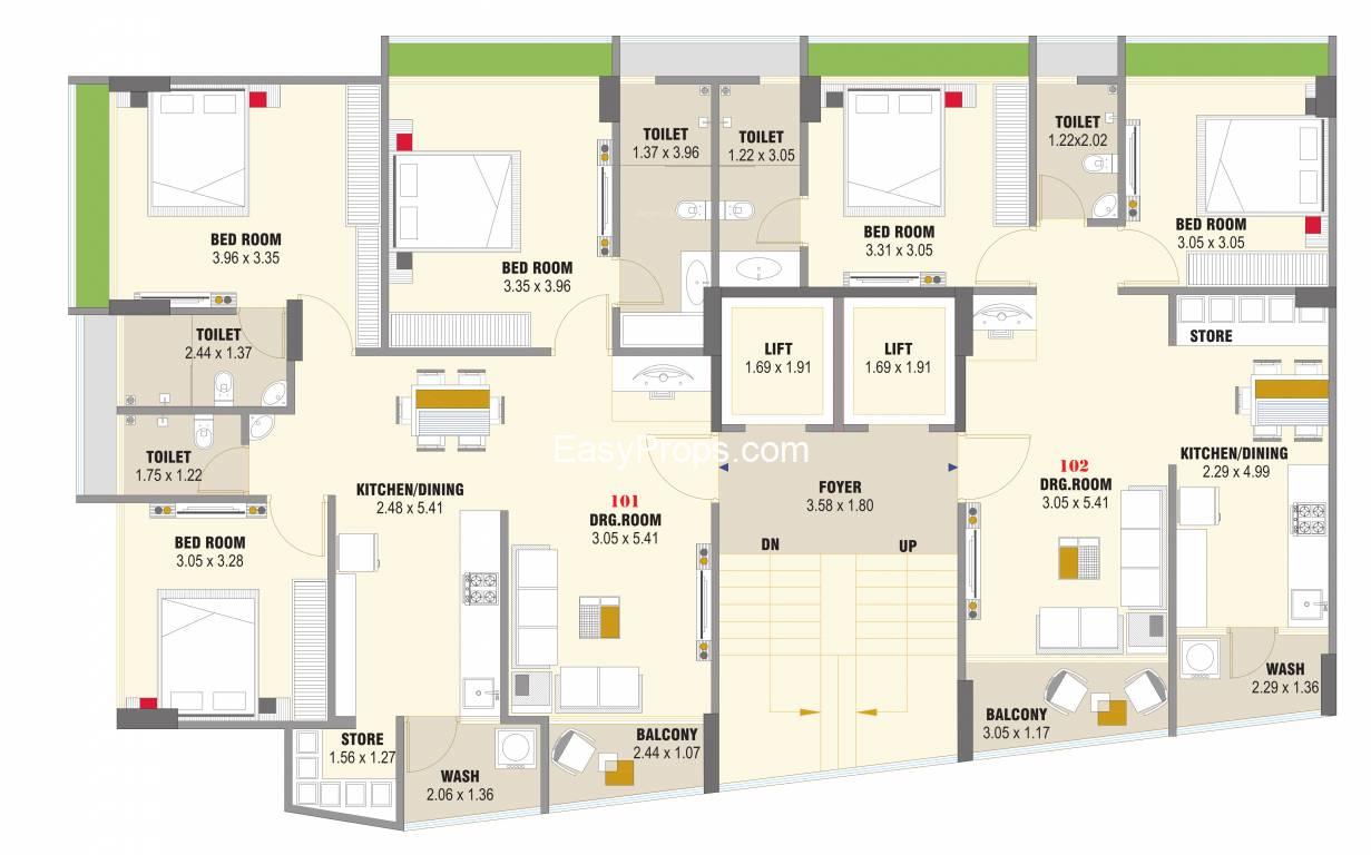 shreyansh-flora-shreyansh-flora-cluster-plan-for-typical-floor-153033007_20250721121116170.jpeg